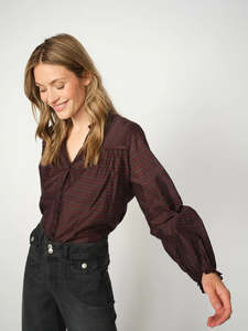 Mos Mosh: Mos Mosh Benedetta Silky Shirt - Fudge