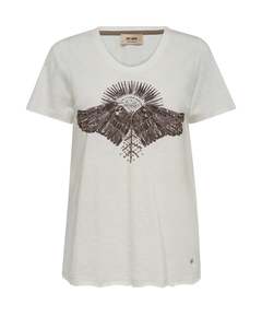 Mos Mosh: Mos Mosh Nadine O-SS Deco Tee - Ecru