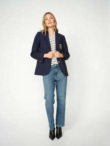 Mos Mosh Marjurie Piet Blazer - Maritime Blue