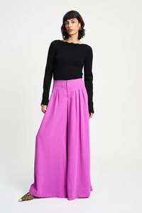 Pom: Pom Wide Leg Frosting Pink Pants