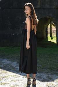 Coop Back Story Dress - Black