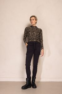 299 Under: Zhrill Daisey Striped Pant - Black