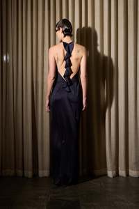 299 Under: Knuefermann Mara Ruffle Dress - Midnight