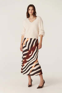 Cable Melbourne Sasha Skirt - Zebra Print