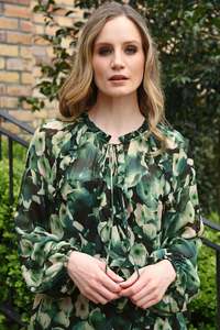 Curate Open Season Blouse - Green