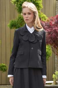Outerwear: Trelise Cooper Petal Perfect Jacket - Black