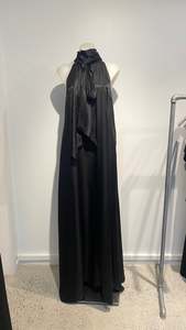 Pearl Halterneck Dress - Black