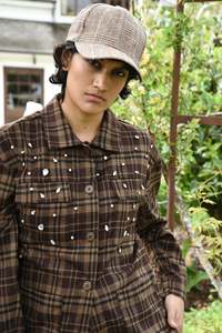 Cooper Shacket, Not Stirred Shirt - Chocolate Check