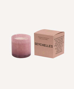 French Country Seychelles Glass Candle