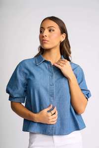 Knewe Titan Shirt - Washed Blue