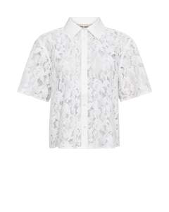 Mos Mosh Lia River Lace Shirt - White