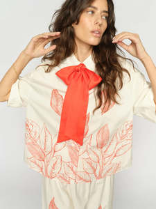 Mos Mosh Saras Monochrome Shirt - Ecru