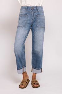 399 Under: Zhrill Karli Jeans with Cuffs - Blue