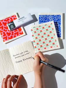 Spruce Dishcloth Greeting Cards