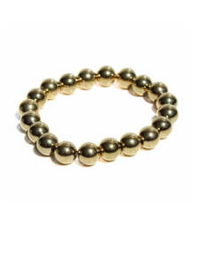 Gold Bead Bracelet