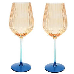 Wine Glasses Ombre