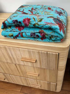Cotton Velvet Throw