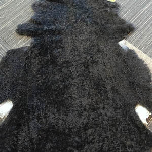 Black Shortwool Pelt - Clearance - Bowron Sheepskin Tannery & Factory