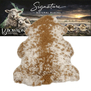 Unique Natural Undyed Sheepskin 100% Tanned & Finished NZ