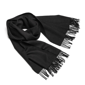 Scarf - Alpaca Black - Bowron Sheepskin Tannery & Factory
