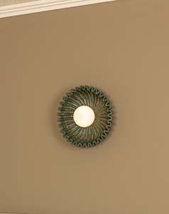 Simone And Marcel: Simone and Marcel Ostro wall light - Green Marble