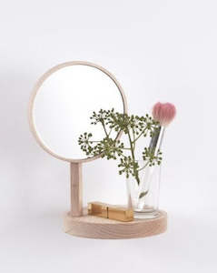Moustache Editions Belvédère little shelf and mirror