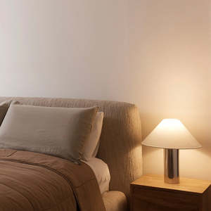 Table Lamp: Theo Chrome lamp