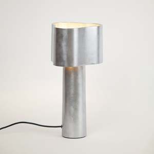 Table Lamp: Coy Table Lamp Tall in Aluminium