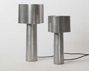 Coy Table Lamp Short in Aluminium
