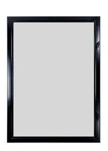 Poster Displays Snap Frames Bulletin Holders: Outdoor Black A1 Lockable Poster Frame