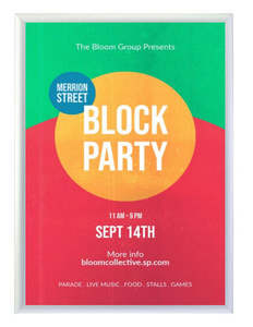 Poster Displays Snap Frames Bulletin Holders: Snap Frame 25mm Euro A2 Silver