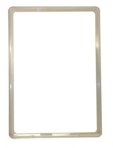 Pos Ticketing Holders Supergrips Signage Display: Poster Ticket Frame A3 Clear