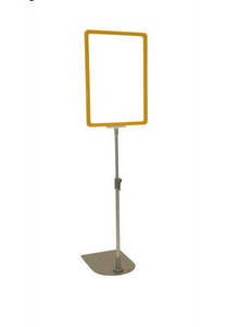 Pos Ticketing Holders Supergrips Signage Display: Poster Ticket Frame Base , & Pole adjustable 300-500mm