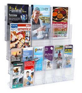 Wall Mounted Lit Loc Display A4 x 6 plus DLE x 12