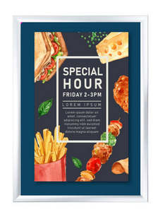 Waterproof Snap Frames: Waterproof 35mm A3 Silver Snap Frame