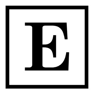 Products: Personalised Single Letter Cushion with square border shopJESS