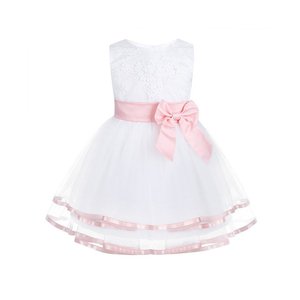 Products: Baby Girl’s Sleeveless Gown Dress with Bow – Shopmakers