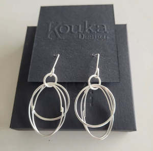 Products: Sterling Silver Triple Hoops - earrings