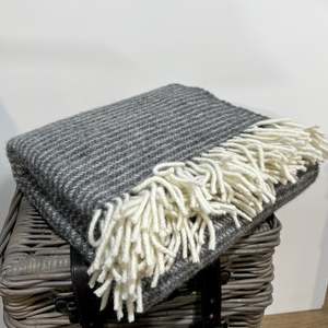 Home And Living 1: Ralph Blanket/Throw - Dark Grey