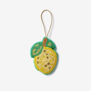 Hanging Yellow Beaded Lemon