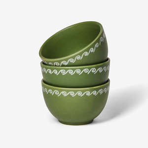 Vines Green Small Bowl