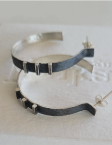 Accessories 2: Silver Hoop Earrings