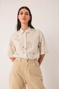 New: Printed Poplin Shirt