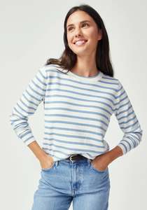 Womenswear: Fountain Sweater - Sky Blue