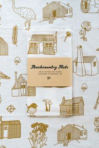 Art And Wall Decor 2: Backcountry Huts Tea Towel