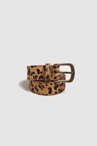 Accessories 2: Leather Animal Print Belt