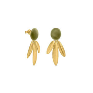 Olivia Gold Earrings Medium