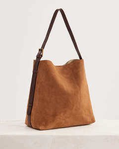 Bags And Leather 1: Suede Cabas Tote