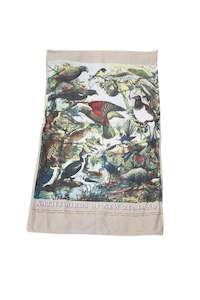 Nz Designers: NZ Native birds tea towel