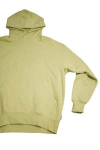 Nz Designers: I Love Ugly lime green oversized hoodie, XS